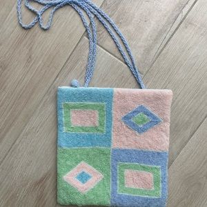 Picard women’s beaded satin shoulder bag. New without tags.